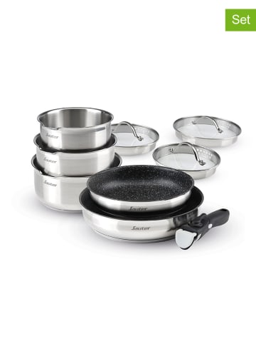 Sauter 9tlg. Kochgeschirr-Set in Silber