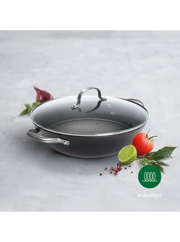 Sauter 2tlg. Set: Wok in Schwarz - Ø 30 cm