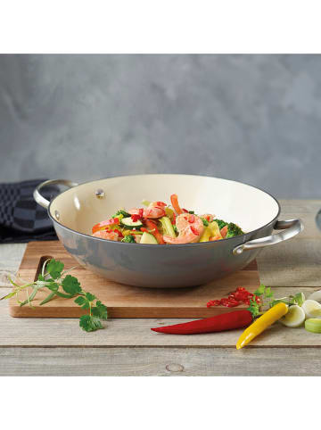 Sauter 2-delige set: wokpan met deksel grijs - Ø 30 cm