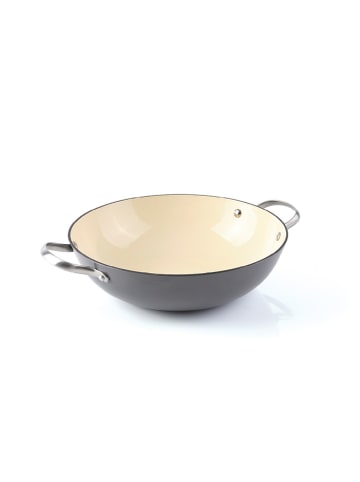Sauter 2tlg. Set: Wok in Grau - Ø 30 cm