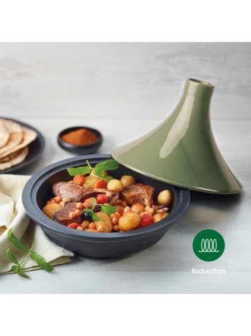 Sauter 2-częściowy zestaw w kolorze zielonym - wys. 29 x Ø 23,5 cm