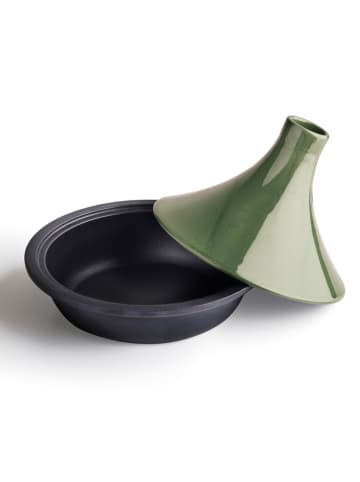 Sauter 2-delige tajine groen - (H)29 x Ø 23,5 cm