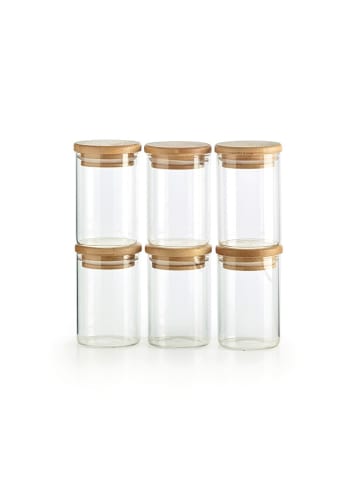 Sauter Pojemniki (6 szt.) na przyprawy w kolorze jasnobrązowym