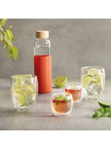 Sauter 4er-Set: Kaffeegläser in Transparent - (H)11,5 x Ø 9,2 cm