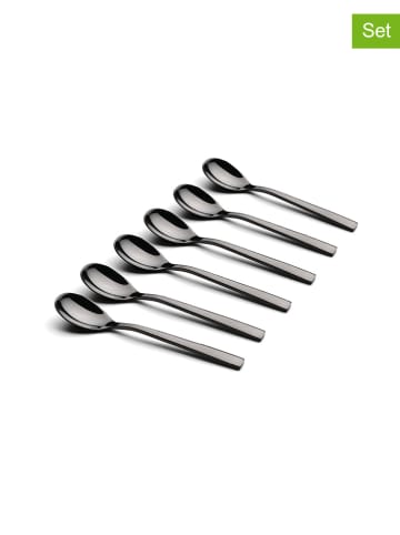 Sauter 6er-Set: Kaffeelöffel in Schwarz