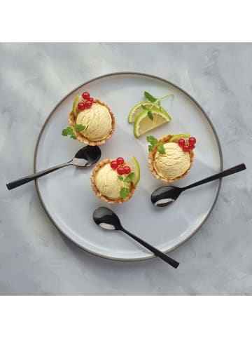 Sauter Łyżeczki (6 szt.) w kolorze czarnym do kawy