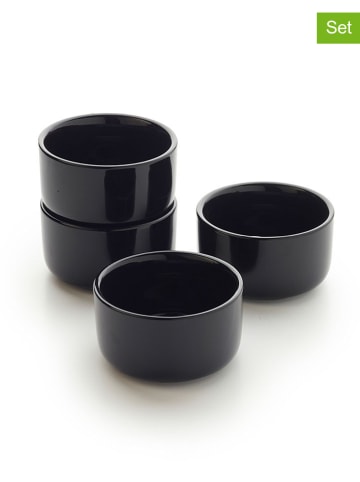 Sauter 4er-Set: Servierschalen in Schwarz - Ø 9 cm
