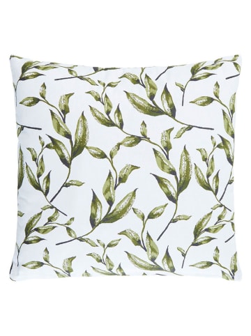 Sauter Kussen wit/groen - (L)45 x (B)45 cm