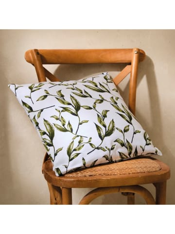 Sauter Kussen wit/groen - (L)45 x (B)45 cm