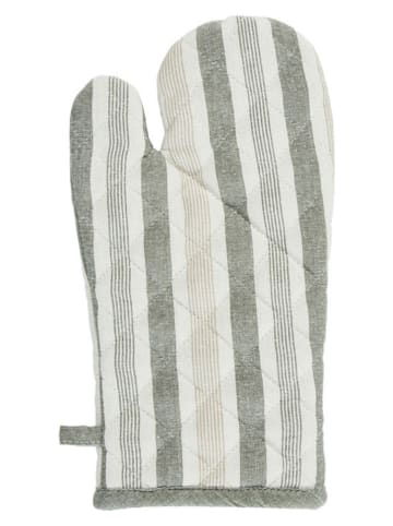 Sauter 3tlg. Set: Kochschürze in Creme/ Grün