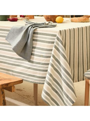 Sauter Tischdecke in Creme/ Grün