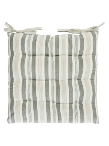 Sauter Stoelkussen grijs/groen - (L)40 x (B)40 cm