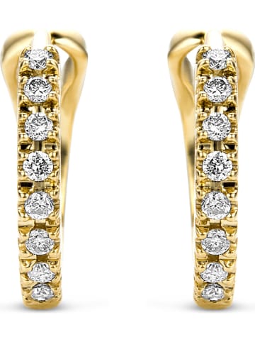 Revoni Gouden creolen met diamanten