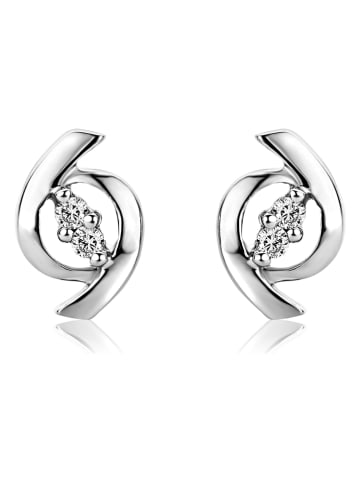 Revoni Weißgold-Ohrstecker mit Diamanten
