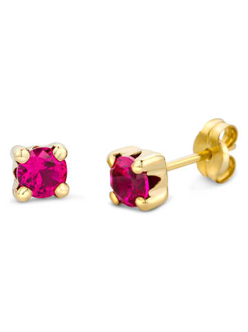 Diamant Exquis Gold-Ohrstecker mit Edelsteinen