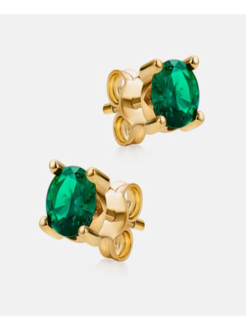 Revoni Gold-Ohrstecker mit Edelsteinen