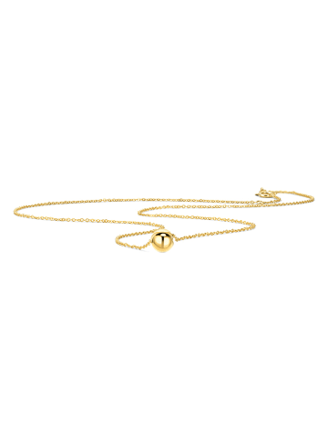 Diamant Exquis Gouden ketting met sierelement - (L)42cm
