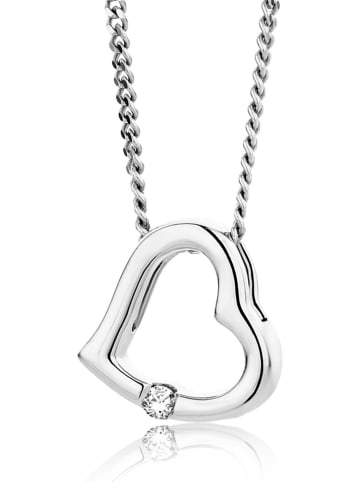 Revoni Weißgold-Halskette mit Diamant - (L)45 cm