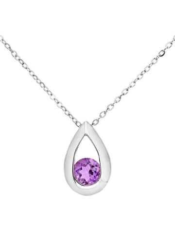 Revoni Złoty naszyjnik z diamentową zawieszką - 46 cm