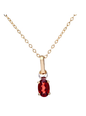 Revoni Złoty naszyjnik z diamentową zawieszką - 46 cm