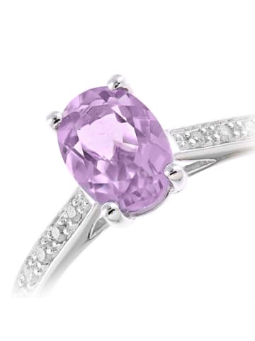 Revoni Witgouden ring met diamanten