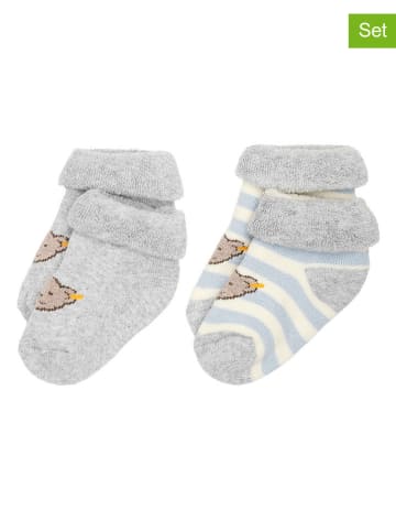 Steiff 2er-Set: Socken in Grau