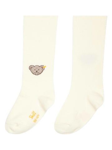 Steiff Rajstopy w kolorze kremowym