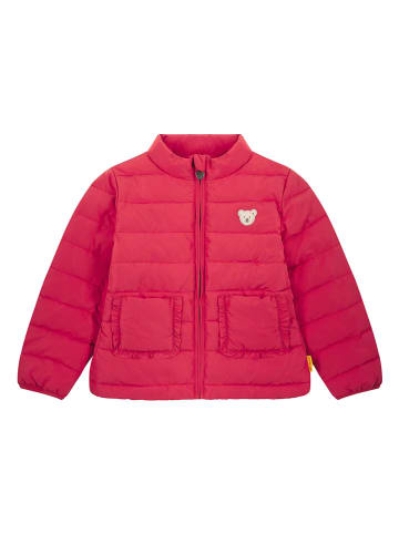 Steiff Doorgestikte jas rood