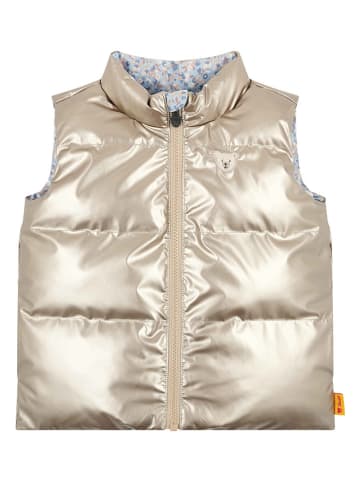 Steiff Wendeweste in Gold/ Hellblau
