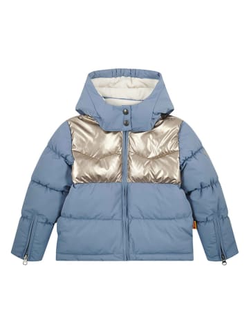 Steiff Steppjacke in Hellblau/ Gold
