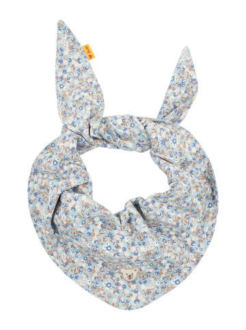 Steiff Schal in Hellblau/ Beige