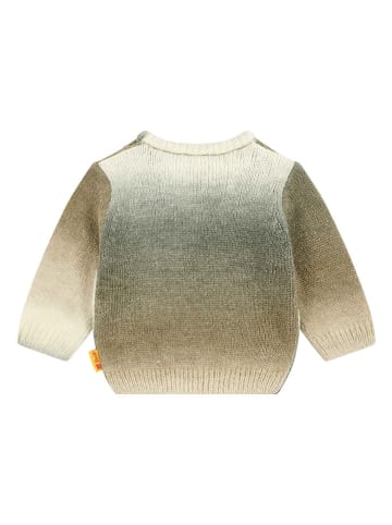 Steiff Trui kaki/crème