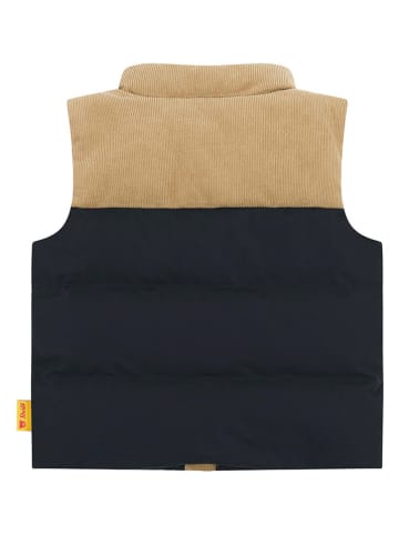 Steiff Steppweste in Schwarz/ Beige