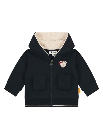 Steiff Sweatjacke in Schwarz