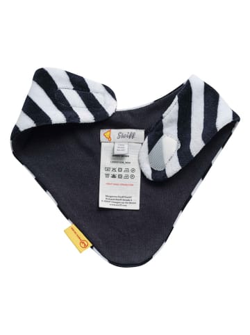 Steiff 3-delige outfit donkerblauw/wit