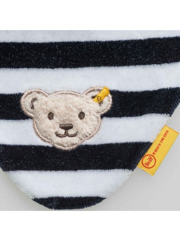 Steiff 3-delige outfit donkerblauw/wit