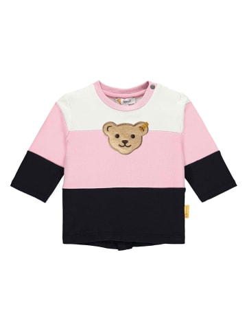 Steiff Sweatshirt in Rosa/ Schwarz