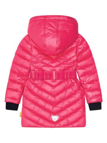 Steiff Doorgestikte mantel roze