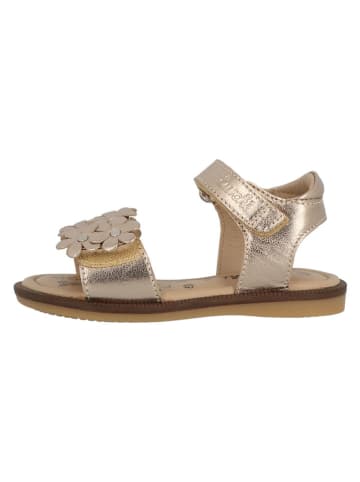 Lurchi Leren sandalen "Cosy 1" goudkleurig