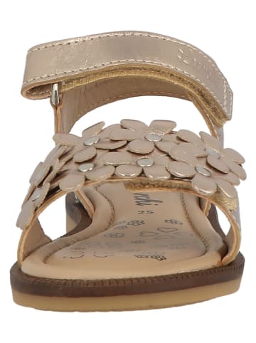 Lurchi Leren sandalen "Cosy 1" goudkleurig