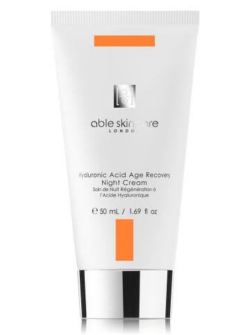 Able Skincare Nachtcrème "Hyaluronic Acid Age Recovery", 50 ml