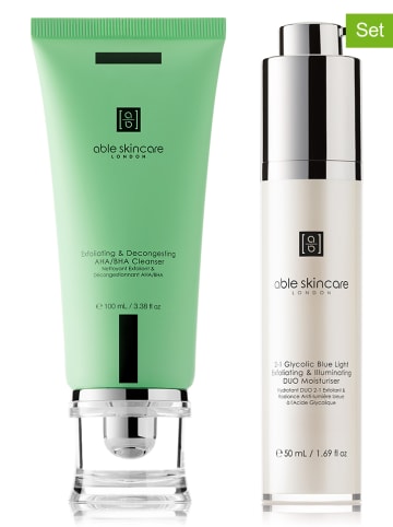 Able Skincare 2-delige gezichtsverzorgingsset "Glow Duo"