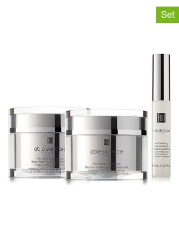 Able Skincare 3-częściowy zestaw do pielęgnacji twarzy