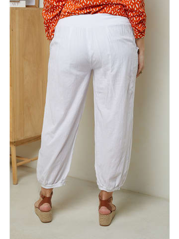 Curvy Lady Hose in Weiß
