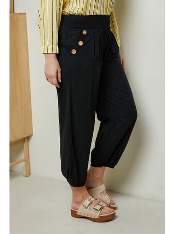 Curvy Lady Spodnie w kolorze czarnym