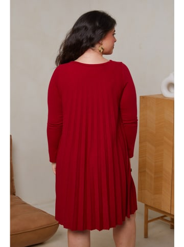 Curvy Lady Kleid in Rot