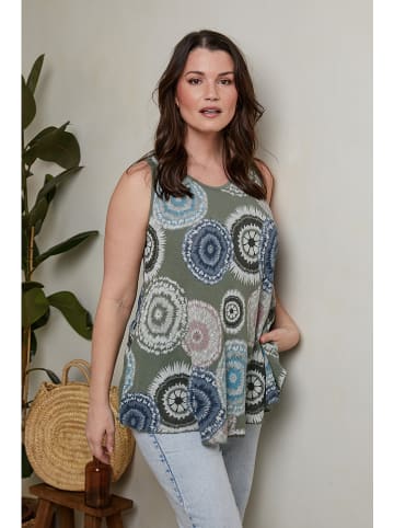 Curvy Lady Top w kolorze zielono-błękitnym