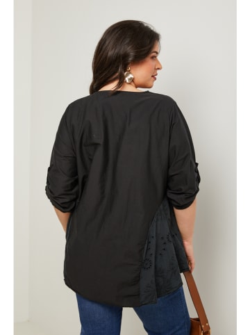 Curvy Lady Bluzka w kolorze czarnym
