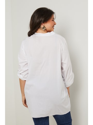 Curvy Lady Tunika in Weiß