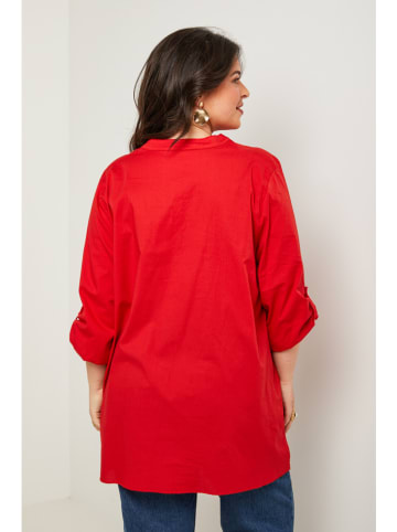 Curvy Lady Tunika in Rot